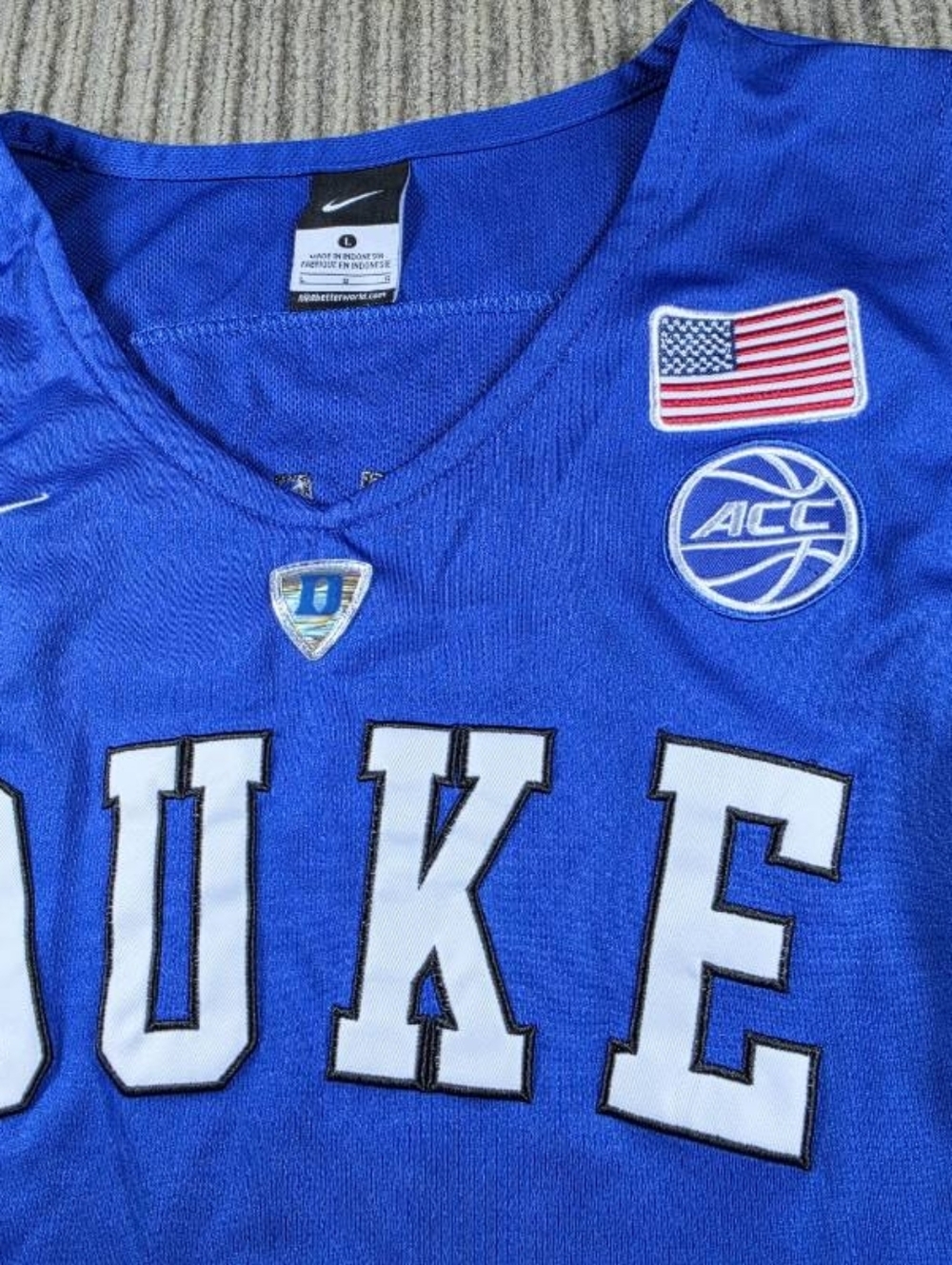 Nike Elite Zion Williamson Duke Blue Devils Jersey Size Large - Picture 3 of 7